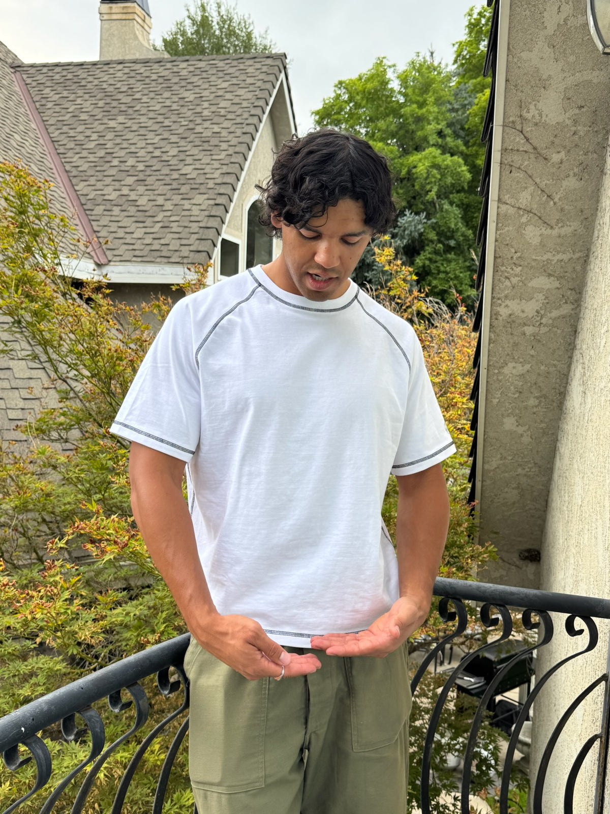 Raglan Reverse Stitch Tee